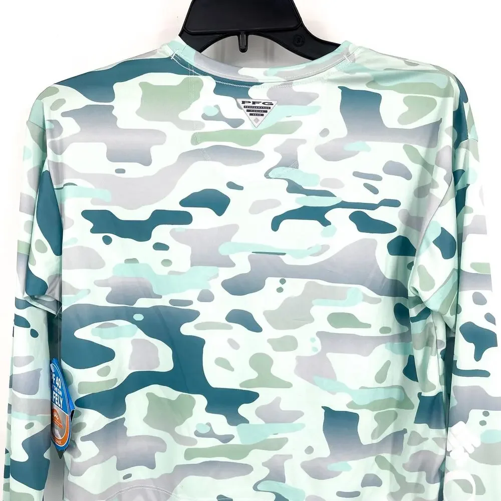 Columbia Women's Super PFG Tidal Light Shirt XS Blue Icy Morn Watershed NWT_8